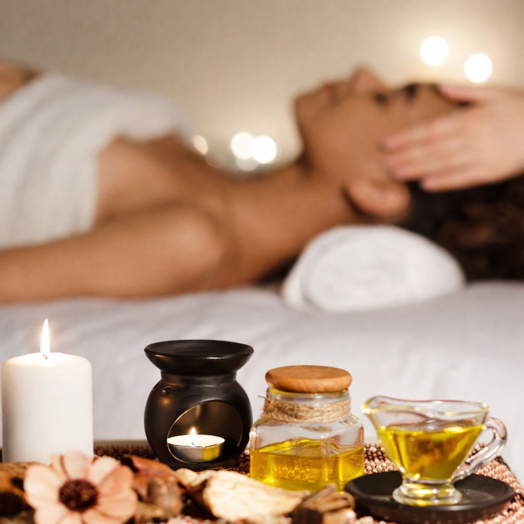 Aromatherapy massage in Shaakya
