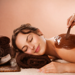 Chocolate scrub for body